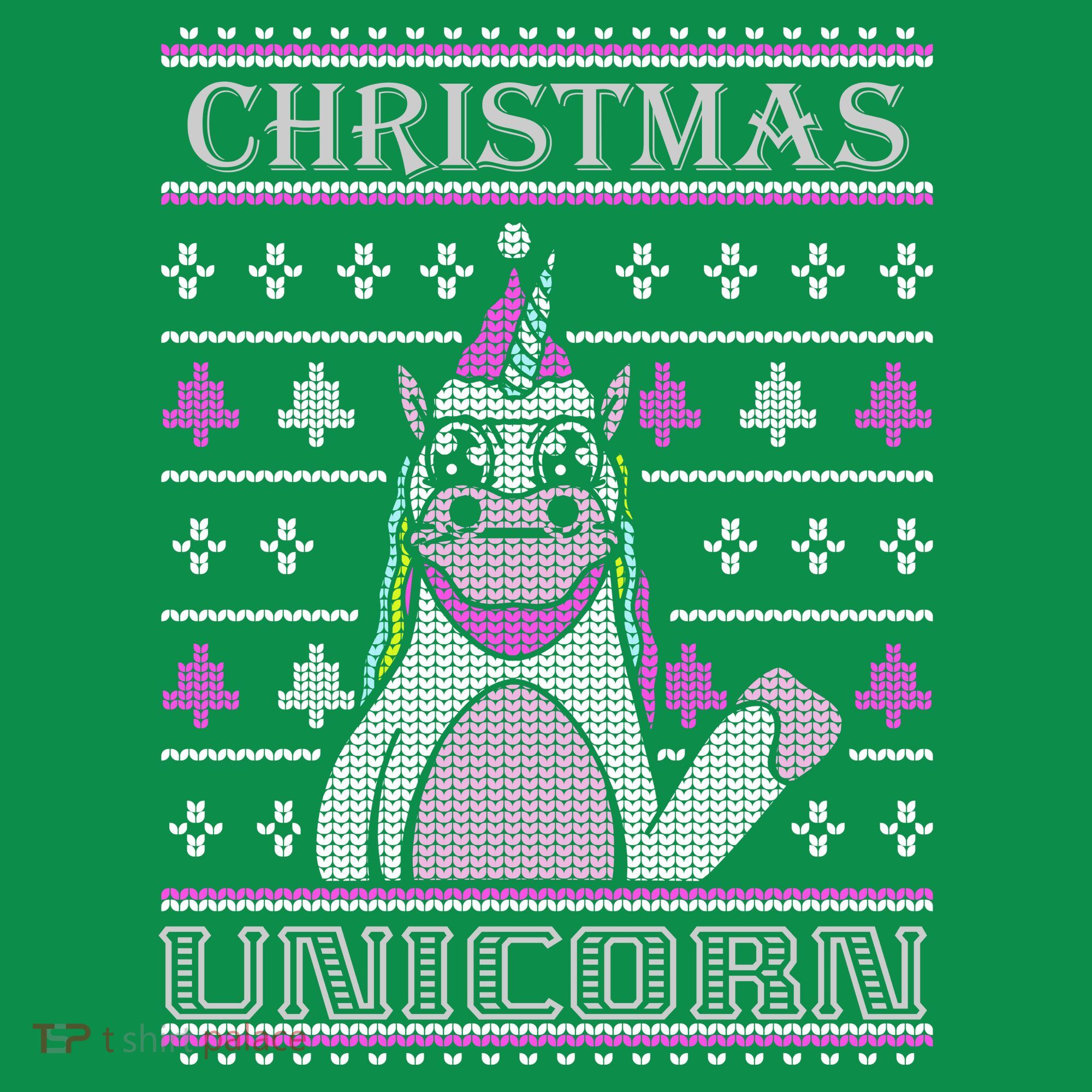Christmas Unicorn Ugly Sweater Women's Long Sleeve Shirt