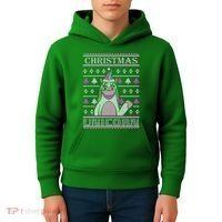 Christmas Unicorn Ugly Sweater Kids Hoodie thumb 4