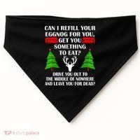 Christmas Vacation Quote Left For Dead USA-Made Doggie Bandana thumb 0