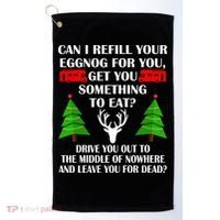 Christmas Vacation Quote Left For Dead Golf Towel thumb 0