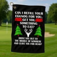 Christmas Vacation Quote Left For Dead Golf Towel thumb 1
