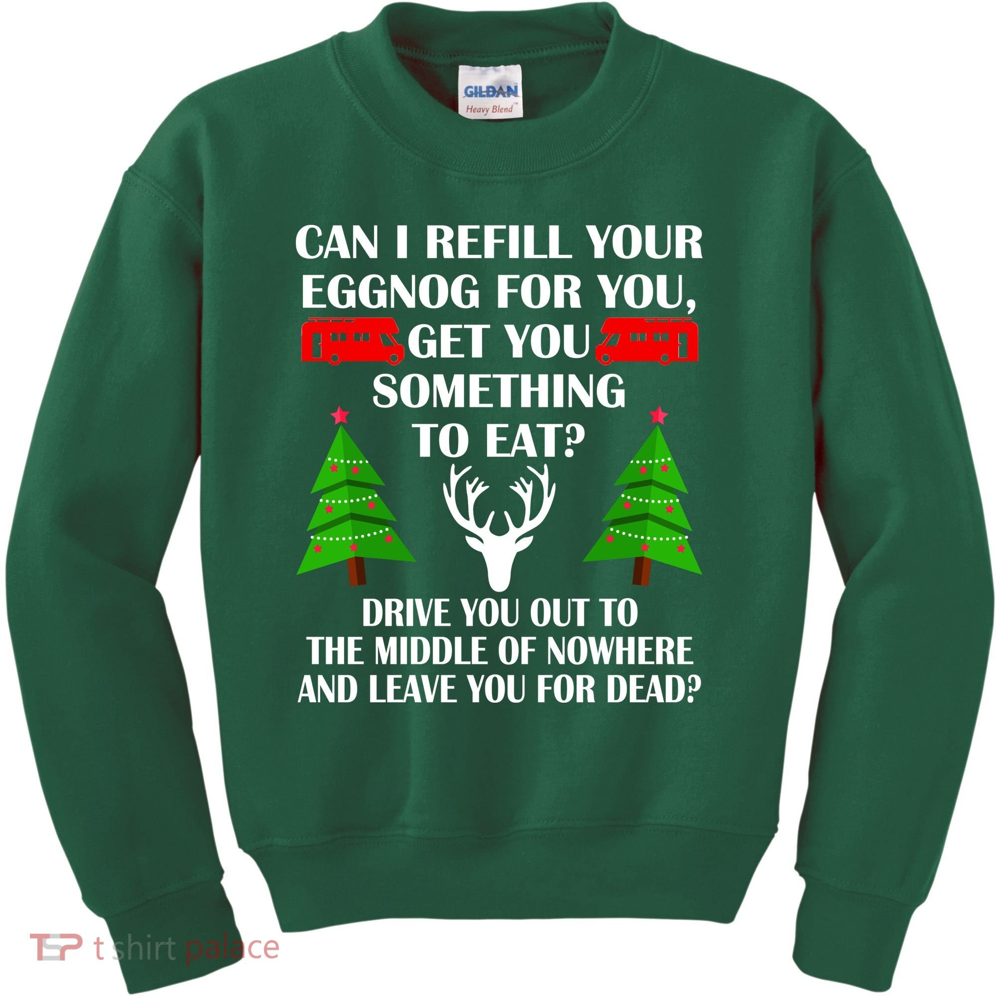 Christmas Vacation Quote Left For Dead Kids Sweatshirt