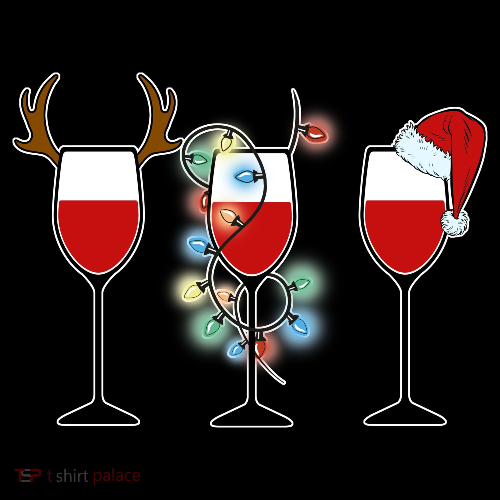 Christmas Wine Party Bucket Hat