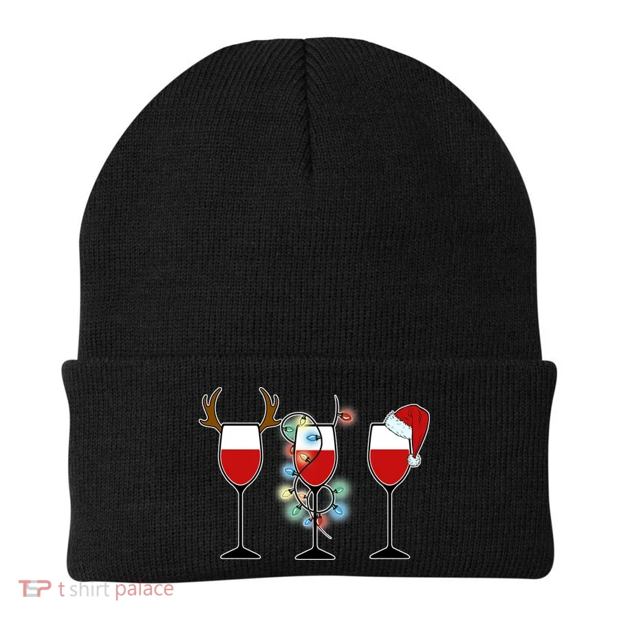 Christmas Wine Party Beanie