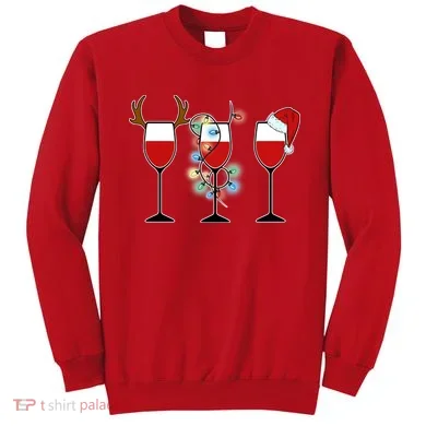 Christmas Wine Party Sweatshirt