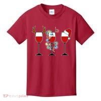 Christmas Wine Party Kids T-Shirt thumb 0