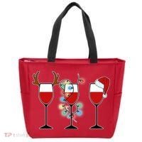 Christmas Wine Party Tote Bag thumb 0