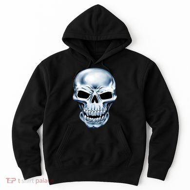 Chrome Skull Hoodie