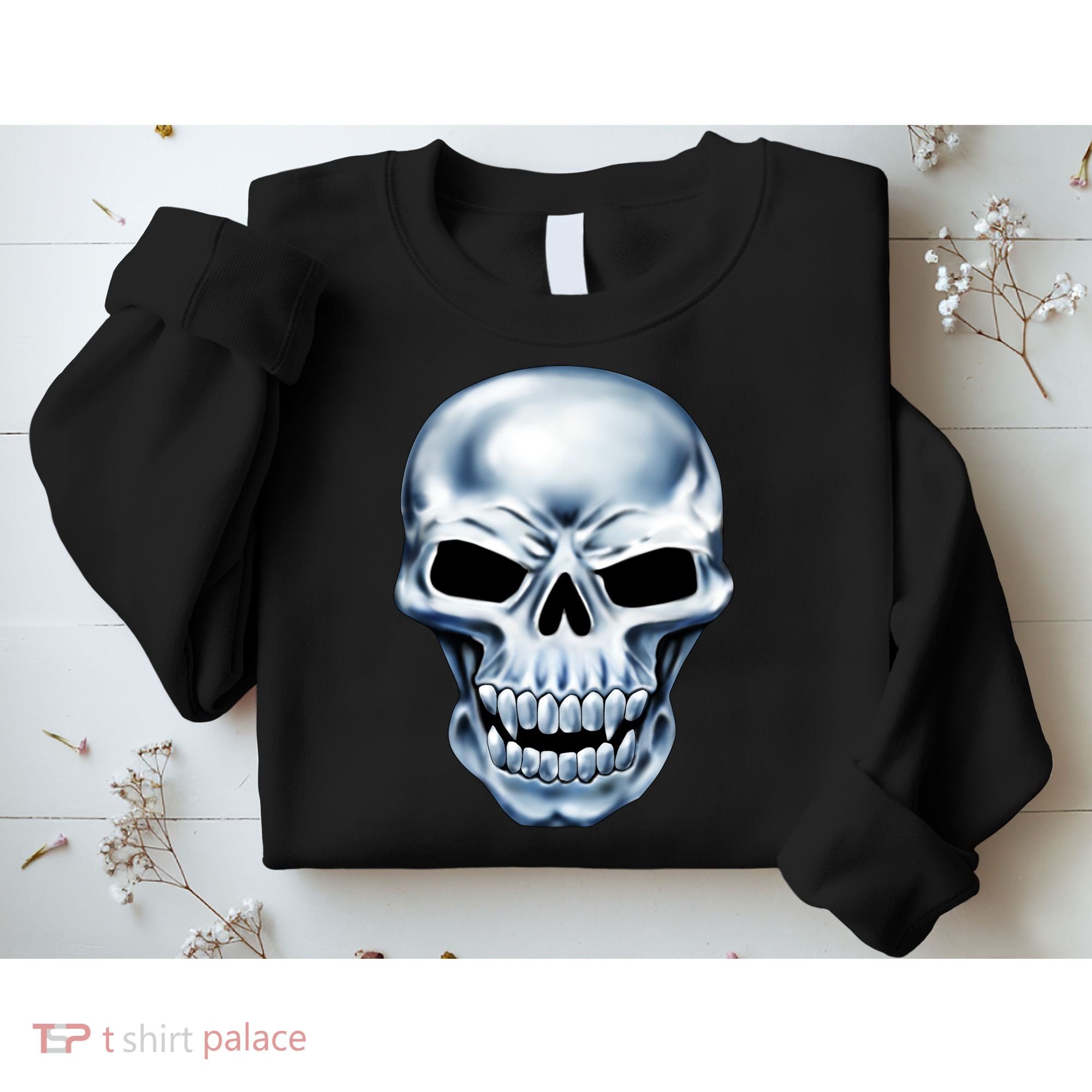 Chrome Skull Sweatshirt