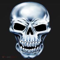 Chrome Skull Bucket Hat thumb 4