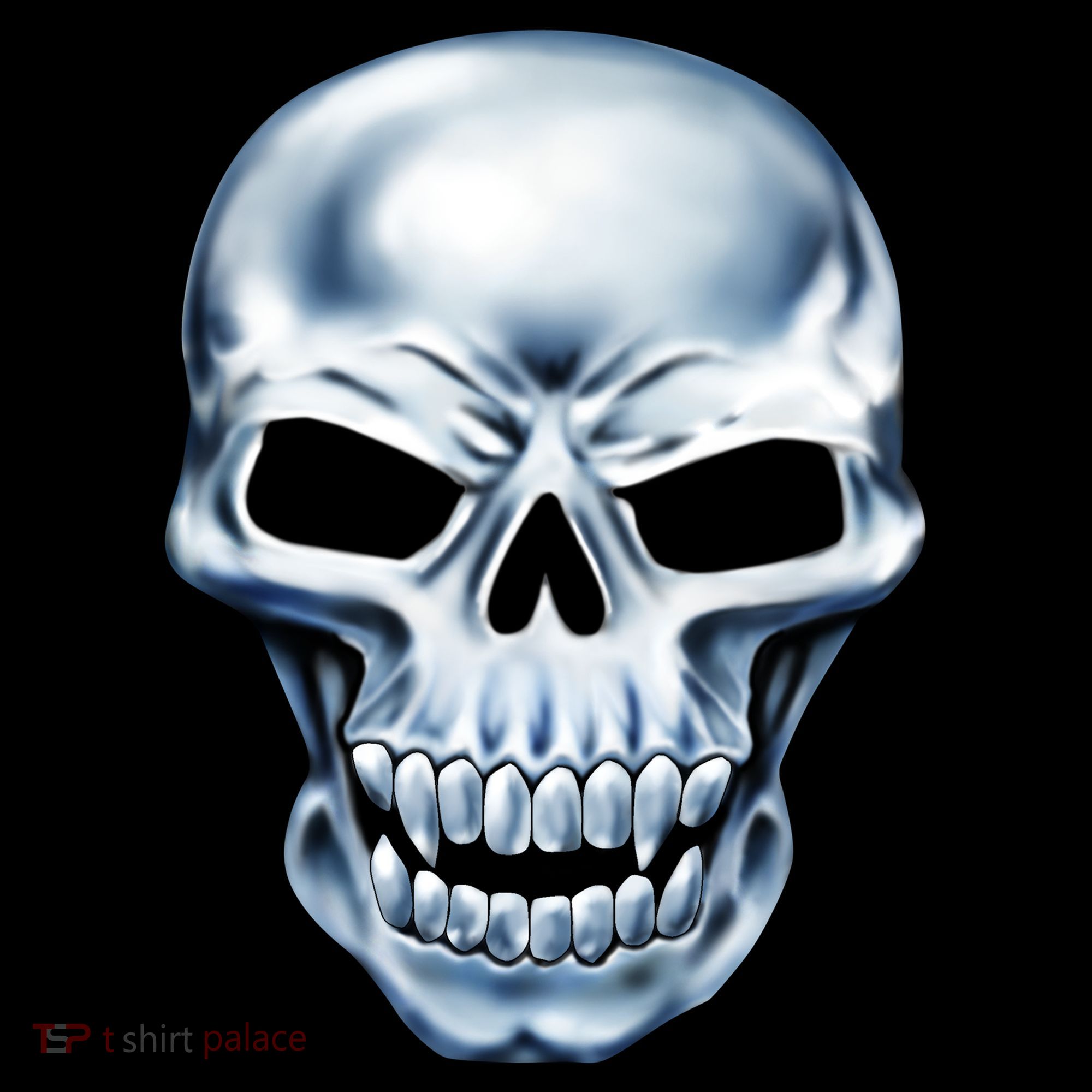 Chrome Skull Baby Bodysuit