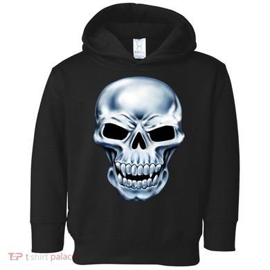 Chrome Skull Toddler Hoodie