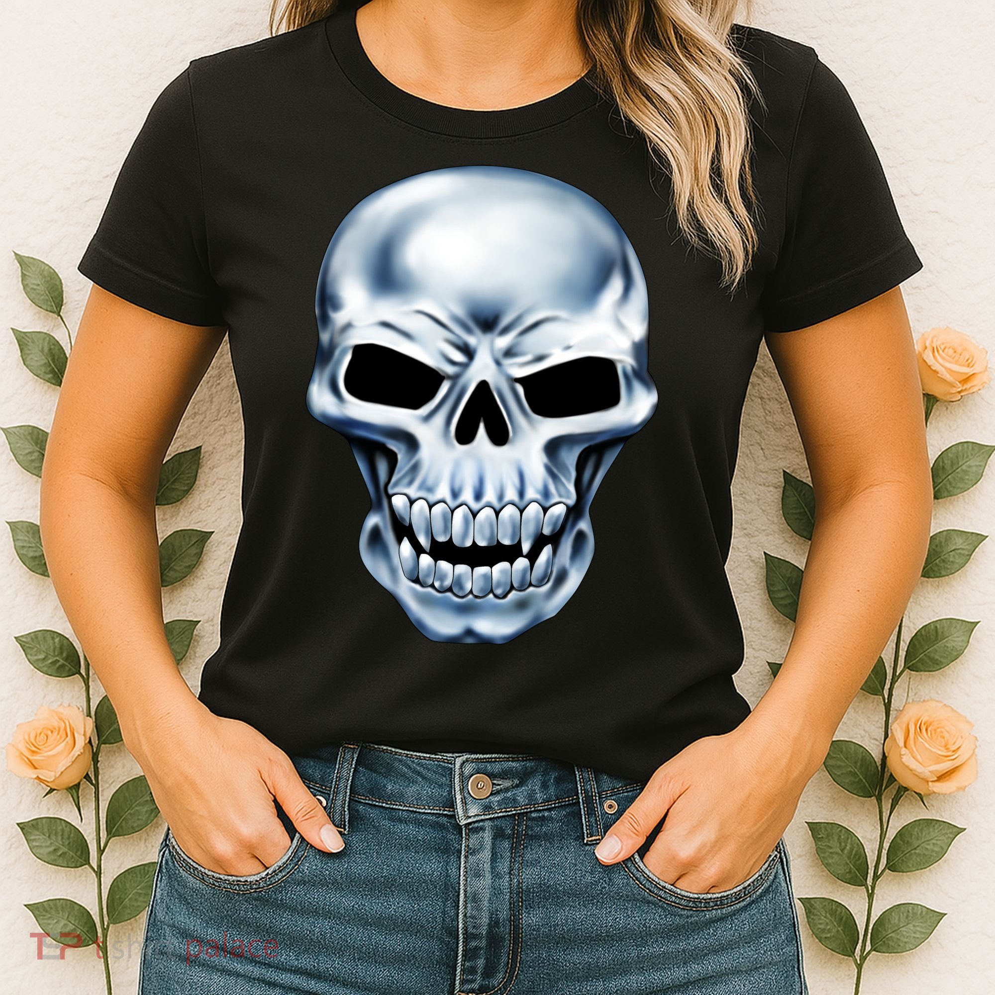 Chrome Skull Women's T-Shirt