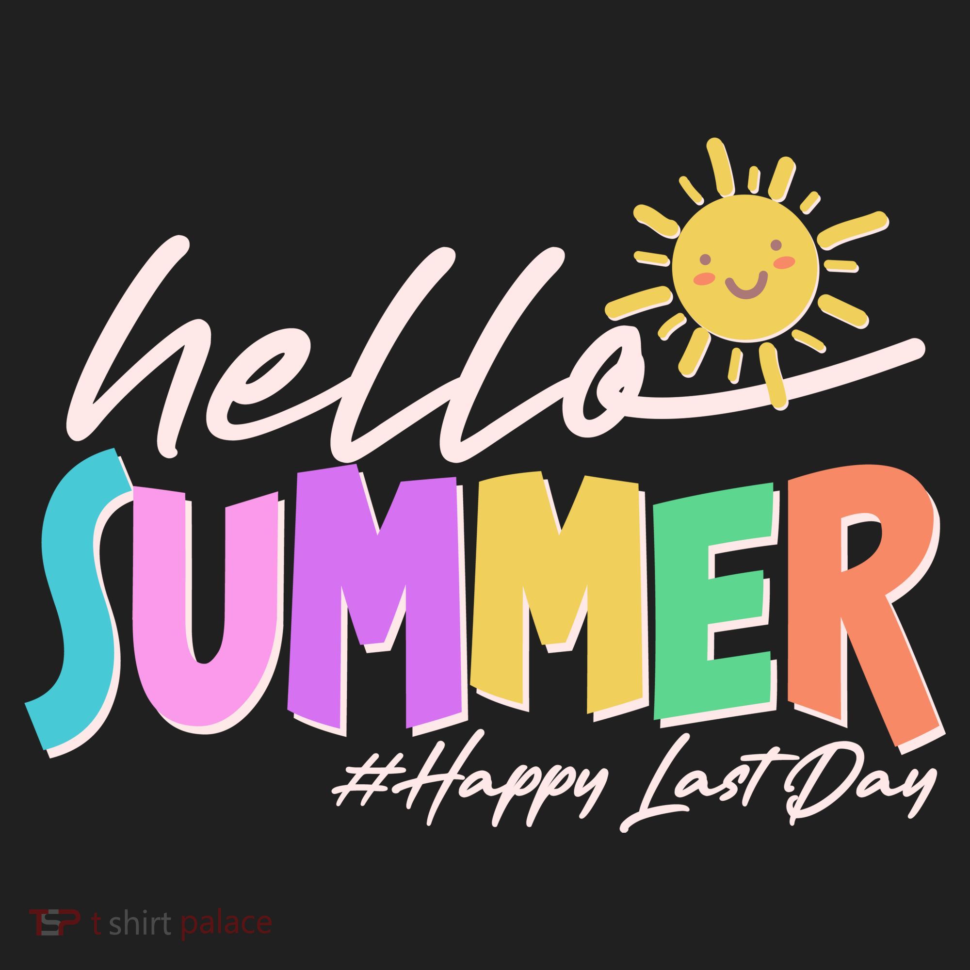 Cute Hello Summer #Happy Last Day Women's Sweatshirt