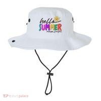 Cute Hello Summer #Happy Last Day Bucket Hat thumb 0