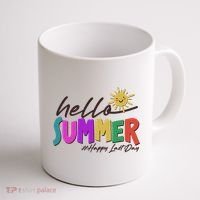 Cute Hello Summer #Happy Last Day Coffee Mug thumb 1