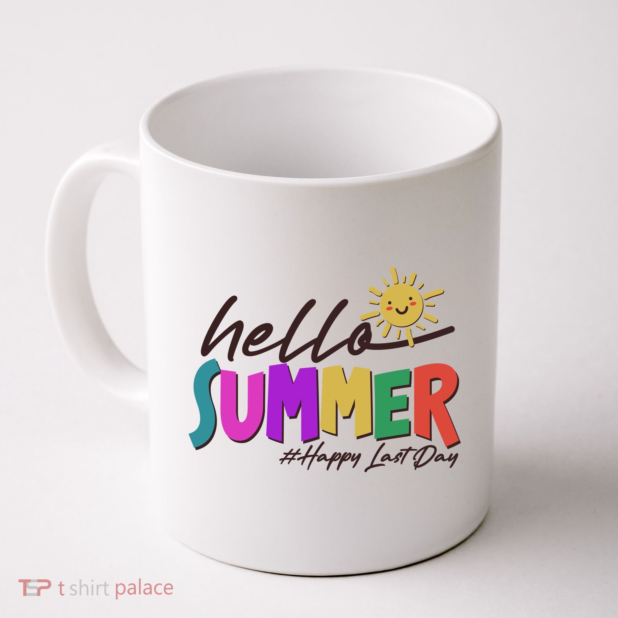 Cute Hello Summer #Happy Last Day Coffee Mug