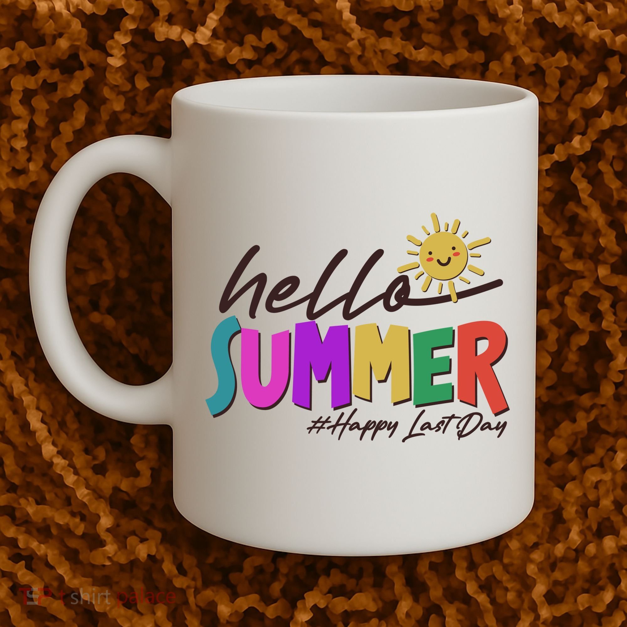 Cute Hello Summer #Happy Last Day Coffee Mug