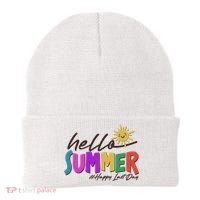 Cute Hello Summer #Happy Last Day Beanie thumb 0