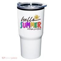 Cute Hello Summer #Happy Last Day Tumbler thumb 0