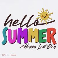 Cute Hello Summer #Happy Last Day Visor thumb 3