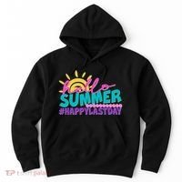 Cute Hello Summer #Happy Last Day Hoodie thumb 0