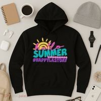 Cute Hello Summer #Happy Last Day Hoodie thumb 3
