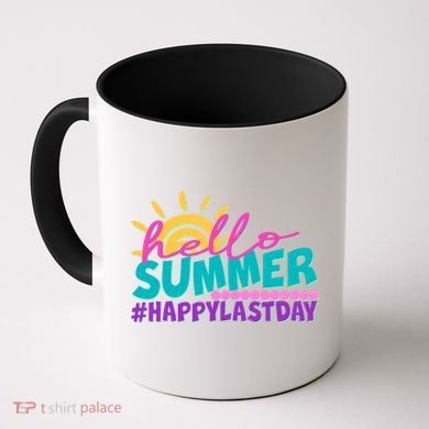Cute Hello Summer #Happy Last Day Coffee Mug