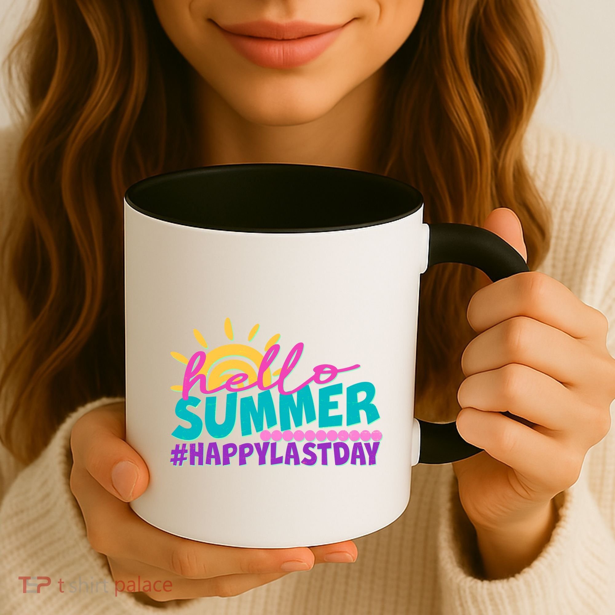Cute Hello Summer #Happy Last Day Coffee Mug