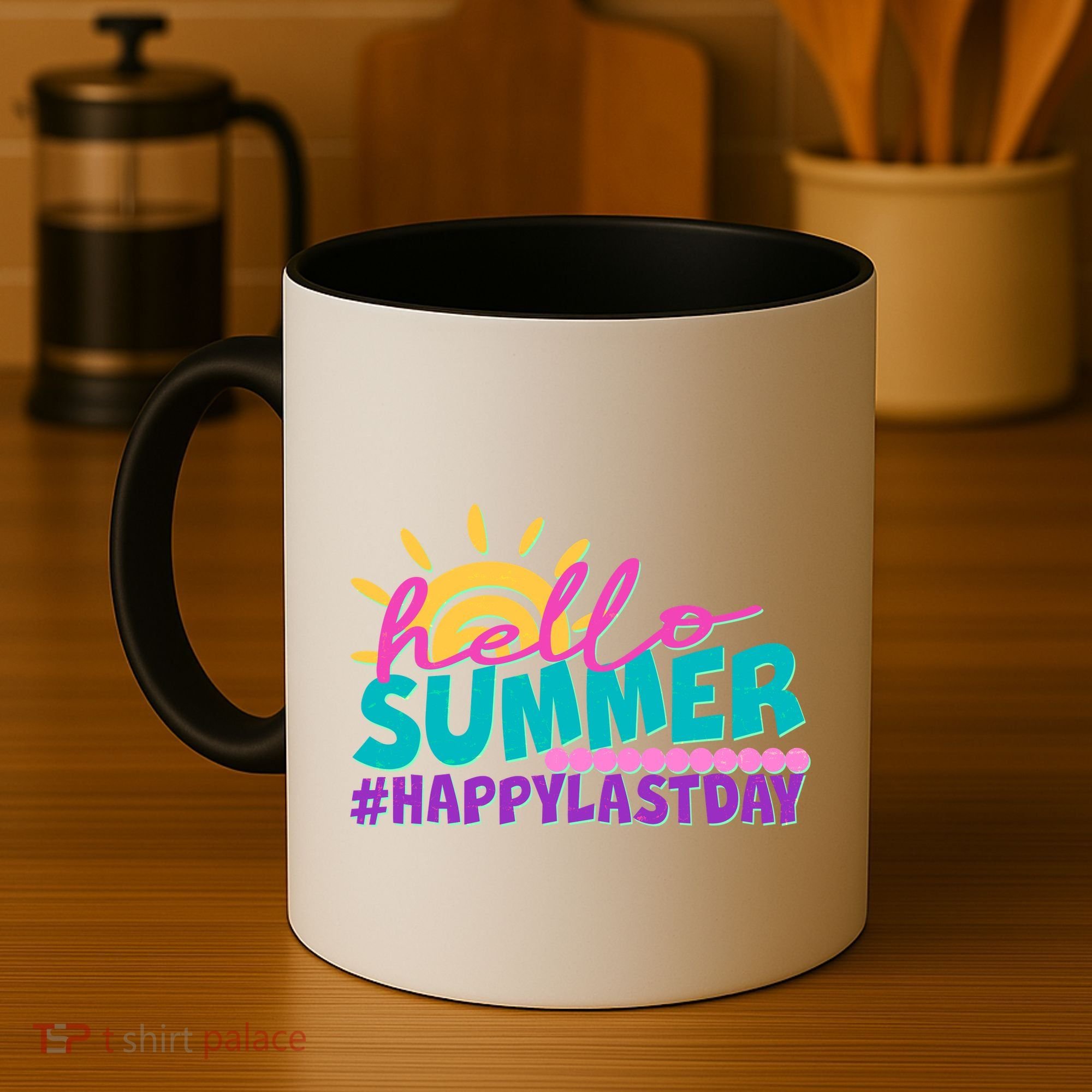 Cute Hello Summer #Happy Last Day Coffee Mug