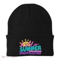 Cute Hello Summer #Happy Last Day Beanie thumb 0