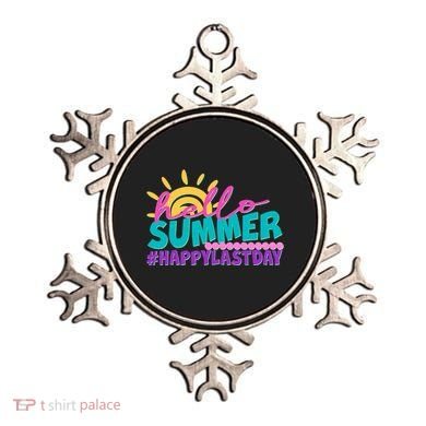 Cute Hello Summer #Happy Last Day Ornament
