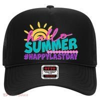 Cute Hello Summer #Happy Last Day Hat thumb 0