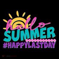 Cute Hello Summer #Happy Last Day Toddler Hoodie thumb 2
