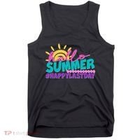 Cute Hello Summer #Happy Last Day Tank Top thumb 0