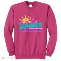 Cute Hello Summer #Happy Last Day Sweatshirt thumb 0