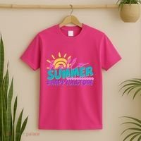Cute Hello Summer #Happy Last Day T-Shirt thumb 2