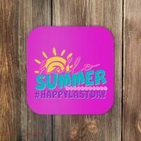 Cute Hello Summer #Happy Last Day Coaster thumb 0