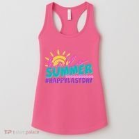 Cute Hello Summer #Happy Last Day Women's Tank Top thumb 0