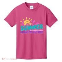 Cute Hello Summer #Happy Last Day Kids T-Shirt thumb 0