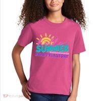 Cute Hello Summer #Happy Last Day Kids T-Shirt thumb 2