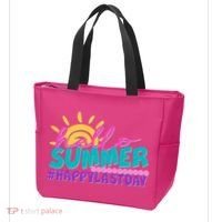 Cute Hello Summer #Happy Last Day Tote Bag thumb 3