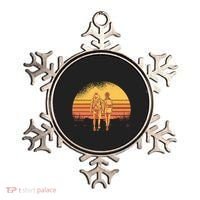 Couple Hiking Sunset Ornament thumb 0