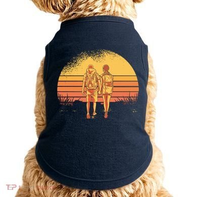 Couple Hiking Sunset Doggie Tank