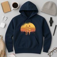 Couple Hiking Sunset Hoodie thumb 3