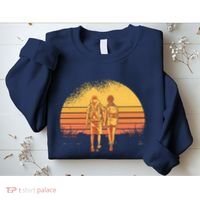 Couple Hiking Sunset Sweatshirt thumb 2