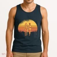 Couple Hiking Sunset Tank Top thumb 3