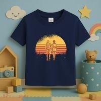 Couple Hiking Sunset Toddler T-Shirt thumb 3