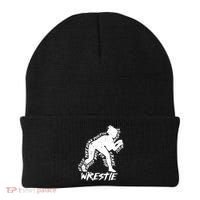 Cute High School Wrestling Gift For Mom Dad Gift For Girls Wrestling Gift Beanie thumb 0
