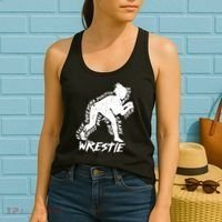 Cute High School Wrestling Gift For Mom Dad Gift For Girls Wrestling Gift Women's Tank Top thumb 2